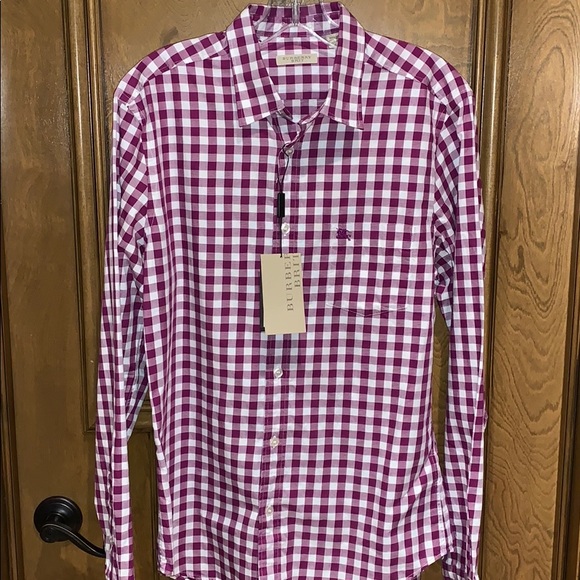 Burberry Other - NWT Burberry Brit Men’s Gingham Shirt. SZ M